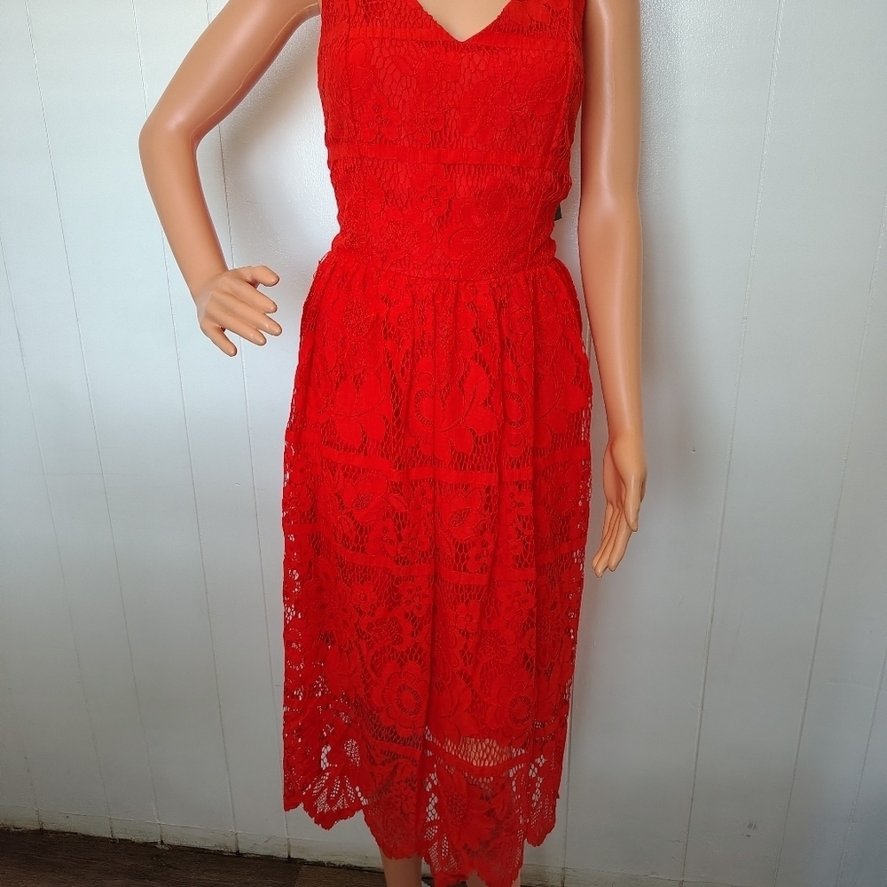 Mossimo Tomato Orange Dress Size L